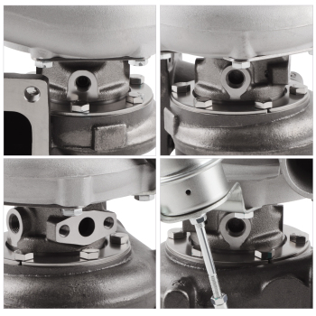 Racing Turbocompresseur pour GT2860 pour 1,6 L- 2,5 L 250ps-480ps roue de compresseur en aluminium